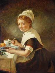 Fille trouvée au dîner de Noël, 1877